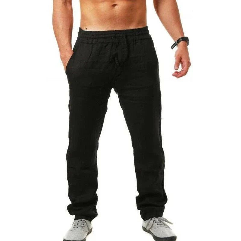Men's Cotton Linen Jogging Pants – Activelife Fit Gear