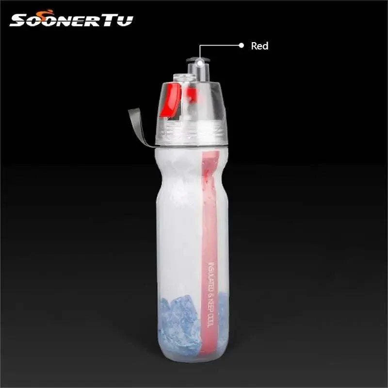 Sports Water Bottle 500ml - BPA-Free Reusable Spray Mist Bottle for Gym, Running & Cycling - Activelife Fit Gear